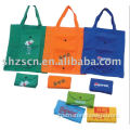 foldable shopping bag/foldable supermarket bag with snap button/non-woven promotional bag